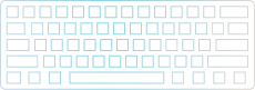 full size keyboard icon